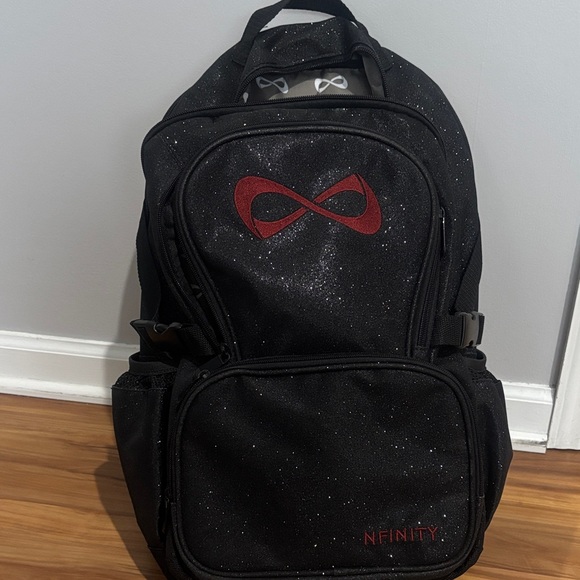 NFINITY Black Backpack with Red Accents - Picture 1 of 4